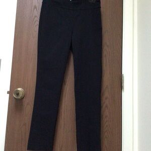 J. McLaughlin black skinny pants stretch leggings pull on rayon nylon spandex, 6